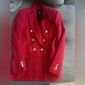 Red Zara jacket